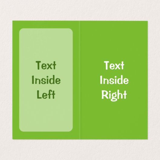 ライム 名刺 (内部フラット)