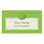 ライム 名札 (正面)