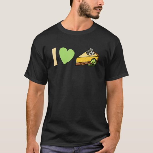 ライム 私はキー・ライム・パイが大好き Tシャツ (正面)