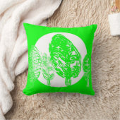 ライム/緑の木 – 枕 (ブランケット)