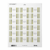 ライム-W – ストライプリネン ラベル (フルシート)