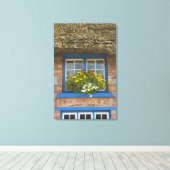 ライメリック郡の茅葺きのコテージ、アダレ。 キャンバスプリント (インサイチュ (ウッドフロア))