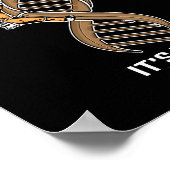 ライメンおもしろいマンギフトファーザーエレクトリックケーブルラインマン ポスター (角)