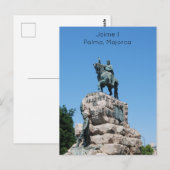 ライメIの騎馬像プラサ・エスパーニャPos ポストカード (正面/裏面)
