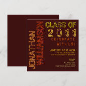 ライモダンツ卒業パーティー招待状 招待状 (正面/裏面)