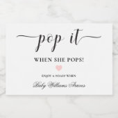 ライモダントミニマルポップ・アートのンきらめくワインラベル スパークリングワインラベル (シングルラベル)