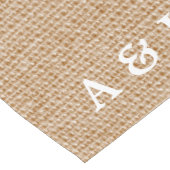 ライモダンネンパーソナライズされたモノグラ結婚ム ミディアムテーブルランナー (コーナー)