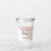 ライモダンブラブ笑い動機前向き引用文 アクリルタンブラー (正面)