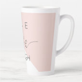 ライモダンブラブ笑い動機前向き引用文 カフェラテマグ (右)