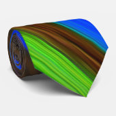 ライモダンンアートピーコックフェザーカラー ネクタイ (ロール)