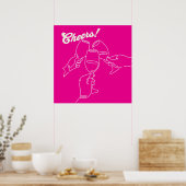 ライモダンンアートフレンズ応援バー ポスター (キッチン)