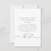 ライモダンンアート卒業エンクロージャカード 招待状 (正面)