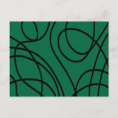 ライモダンンアート（緑と黒） ポストカード (正面)
