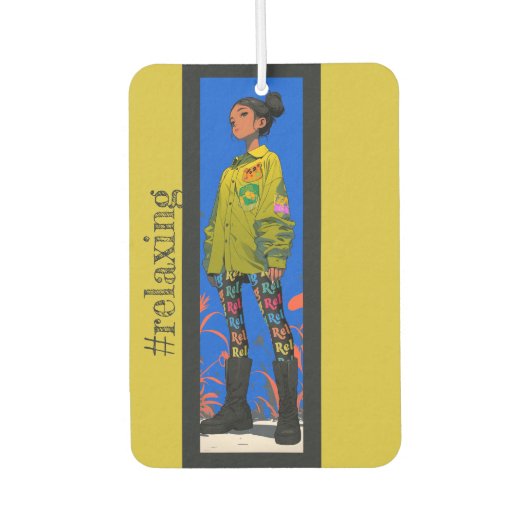 ライモンの中で休息しているヴィーブに カーエアーフレッシュナー (正面)