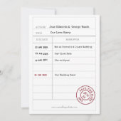 ライユニークブラリアカード日付カードの保存 セーブザデート (正面)