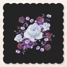 ライラの花、黒い背景