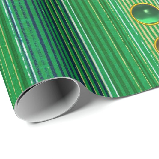 ライラグリーンの馬を乗せたアリオストライプン ラッピングペーパー (ロールコーナー)