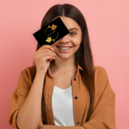 ライラサークルゴールデンフォイルブラックビップ 名刺