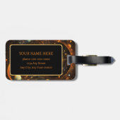 ライラズリヴェリー ラゲッジタグ (裏面横)