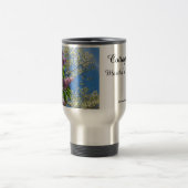 ライラックとさくらんぼの花 – マーサのブドウ園 トラベルマグ (中央)