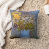 ライラックとデイジー付き花瓶ビンセント・ファン・ゴッホ クッション (ブランケット)