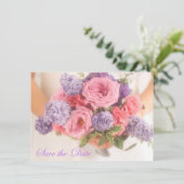 ライラックとピンクの花束 Save The Date 発表 セーブザデート (スタンド正面)