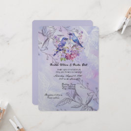 ライラックとブルーバード 招待状