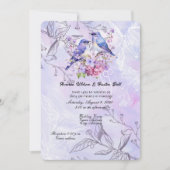 ライラックとブルーバード 招待状 (正面)