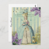 ライラックとライラスのプリンテン ポストカード (正面/裏面)