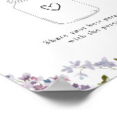 ライラックとラベンダーの子育てヒントの瓶ポスター ポスター (角)