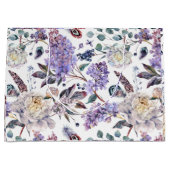 ライラックと牡丹フローラ ラージペーパーバッグ (正面)