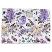 ライラックと牡丹フローラ ラージペーパーバッグ (裏面)