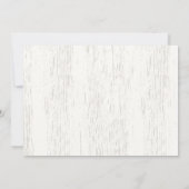 ライラックと蝶 | フォト誕生日招待状 招待状 (裏面)