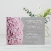 ライラックのウェディング招待状 招待状 (スタンド正面)