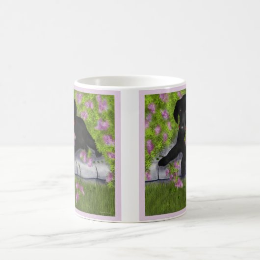 ライラックのコーヒー・マグの下のアンディー、 コーヒーマグカップ (中央)