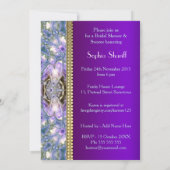 ライラックのジオドラゴンフライ・マジック ブライダルシャワーの招待状 招待状 (裏面)