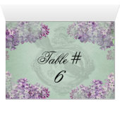 ライラックのロケットによってカスタマイズテーブル数カード (内部横(下))