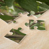 ライラックの木の美しい紫の春の花 ジグソーパズル (側面)