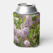 ライラックの木の美しい紫の春の花 缶クーラー (缶裏面)