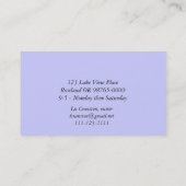 ライラックの束c1875 名刺 (裏面)