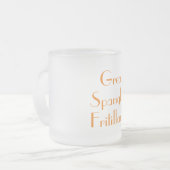 ライラックの検索 – Spanged Fritillary Mug フロストグラスマグカップ (正面左)