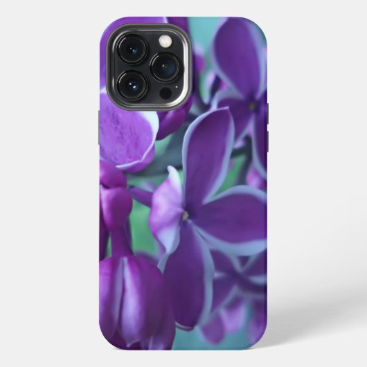 ライラックの色のバリエーション iPhoneケース (裏面)