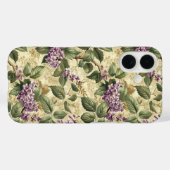 ライラックの花の模様の紫色のパーティー紙皿 テーブルウェア Case-Mate iPhoneケース (裏面 (横))