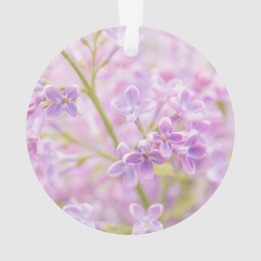 ライラックの花の霧 オーナメント (裏面)