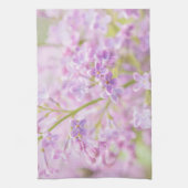 ライラックの花の霧 キッチンタオル (縦)