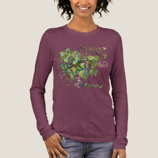ライラックの花のTシャツ トライブレンドＴシャツ