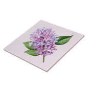 ライラックの花咲くやさしいアート タイル (側面)