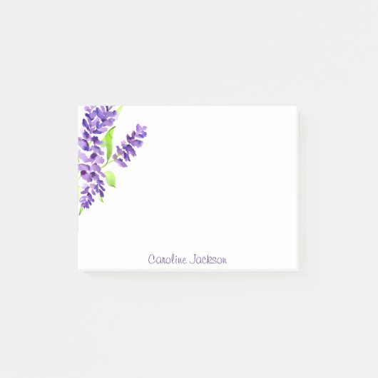 ライラックの花束（オーダーメイド） ポストイット (正面)