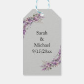 ライラックの花 ギフトタグ (裏面)