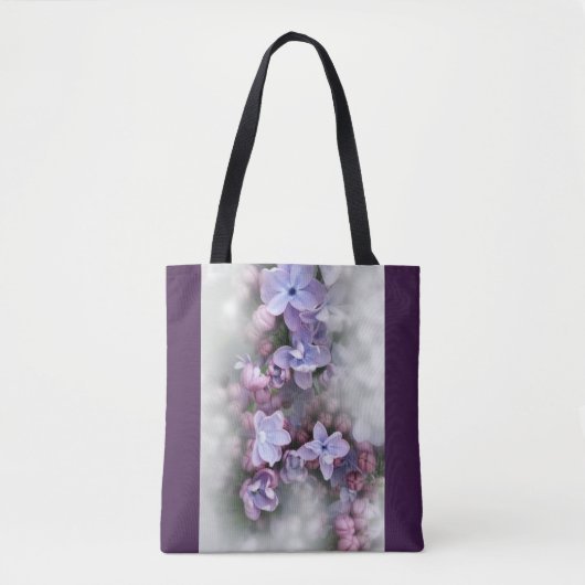 ライラックの花 トートバッグ (正面)
